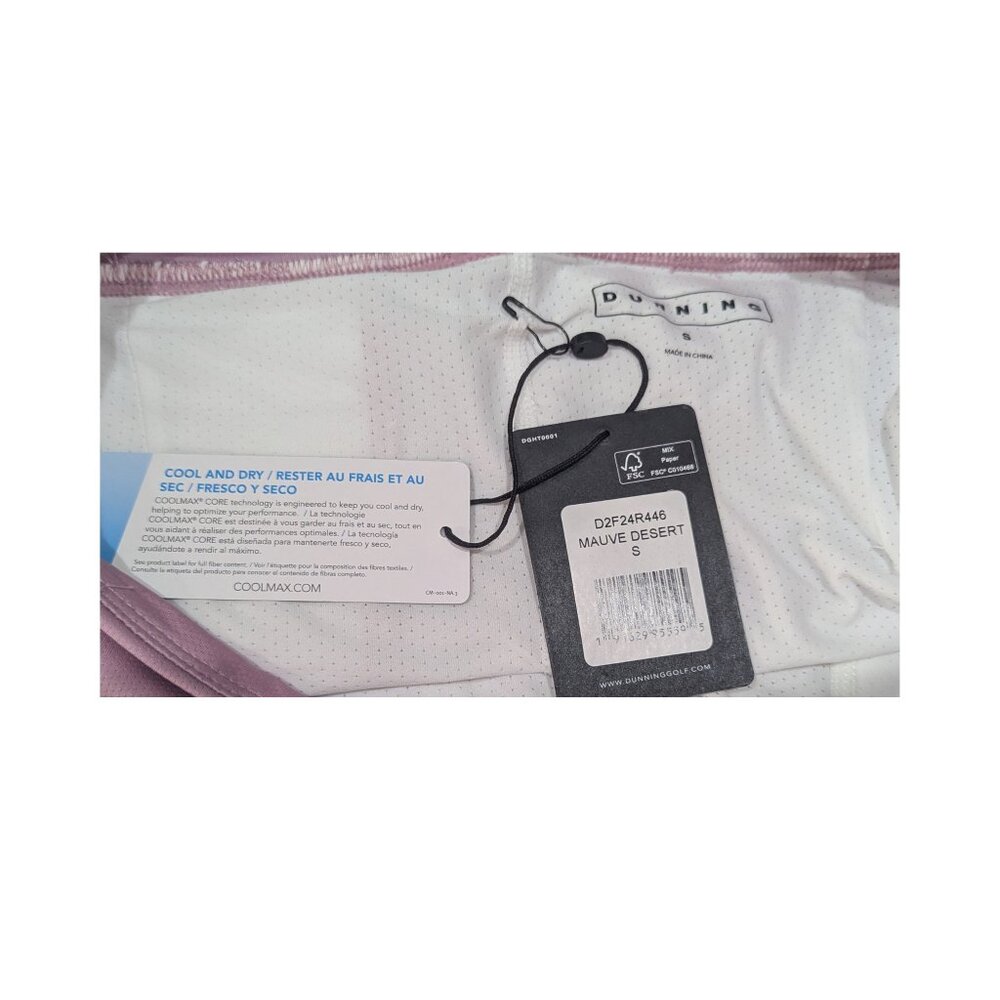 Dunning Golf Coolmax Performance Skort Mauve Desert Pink Size S NWT - Picture 6 of 7